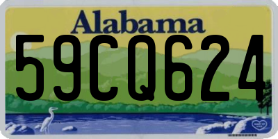 AL license plate 59CQ624