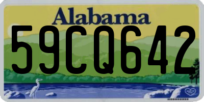 AL license plate 59CQ642