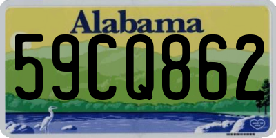 AL license plate 59CQ862