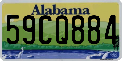 AL license plate 59CQ884