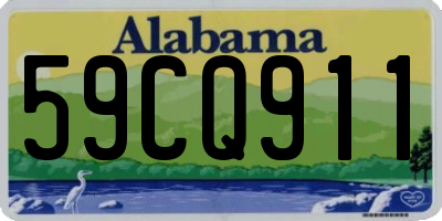 AL license plate 59CQ911
