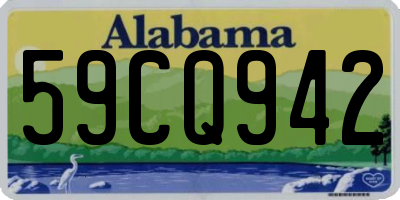 AL license plate 59CQ942