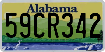 AL license plate 59CR342