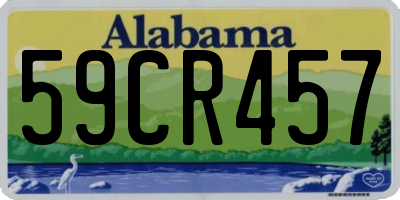 AL license plate 59CR457