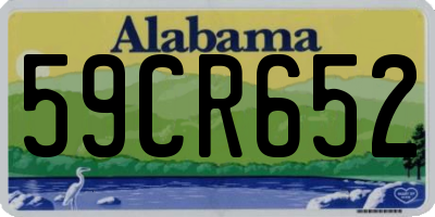 AL license plate 59CR652