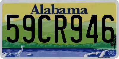 AL license plate 59CR946
