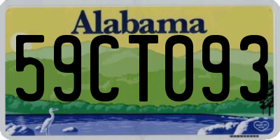AL license plate 59CT093