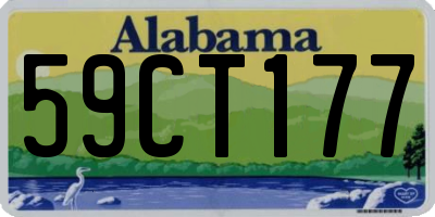 AL license plate 59CT177