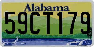AL license plate 59CT179
