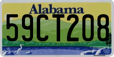 AL license plate 59CT208