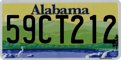 AL license plate 59CT212