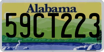 AL license plate 59CT223