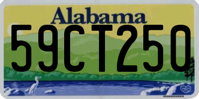 AL license plate 59CT250