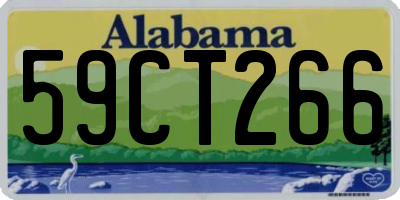 AL license plate 59CT266