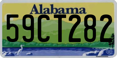 AL license plate 59CT282