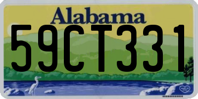 AL license plate 59CT331
