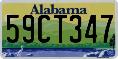 AL license plate 59CT347