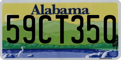 AL license plate 59CT350