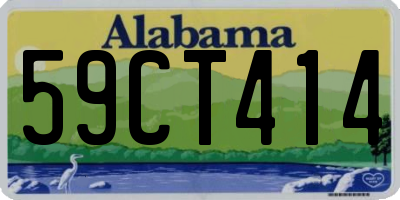 AL license plate 59CT414