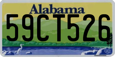 AL license plate 59CT526