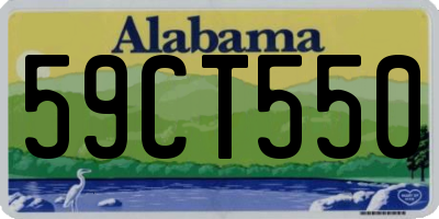 AL license plate 59CT550