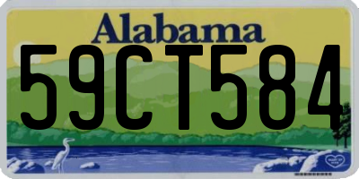 AL license plate 59CT584