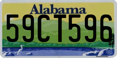 AL license plate 59CT596