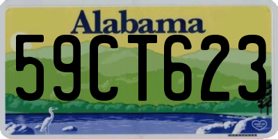 AL license plate 59CT623