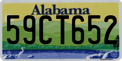 AL license plate 59CT652