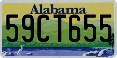 AL license plate 59CT655