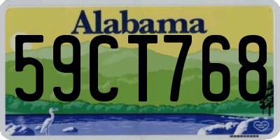 AL license plate 59CT768