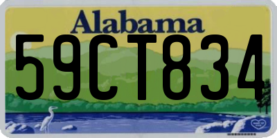 AL license plate 59CT834