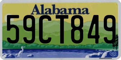 AL license plate 59CT849