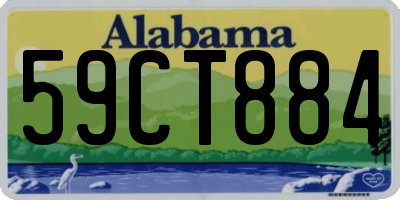 AL license plate 59CT884