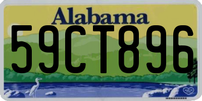 AL license plate 59CT896