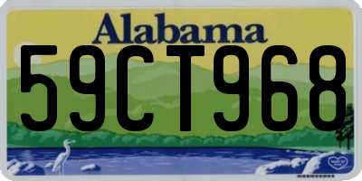 AL license plate 59CT968