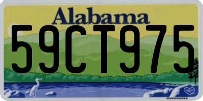 AL license plate 59CT975