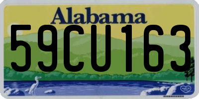 AL license plate 59CU163
