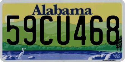 AL license plate 59CU468