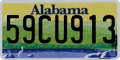 AL license plate 59CU913