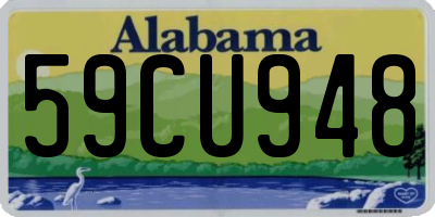 AL license plate 59CU948