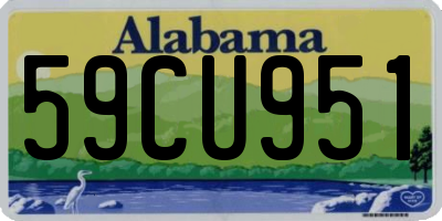AL license plate 59CU951