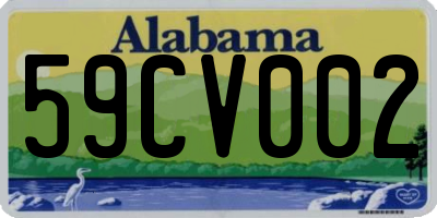 AL license plate 59CV002