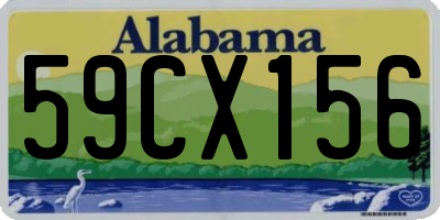 AL license plate 59CX156