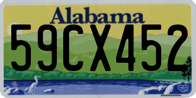 AL license plate 59CX452