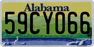 AL license plate 59CY066