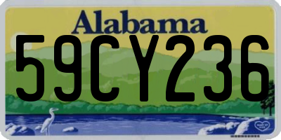 AL license plate 59CY236