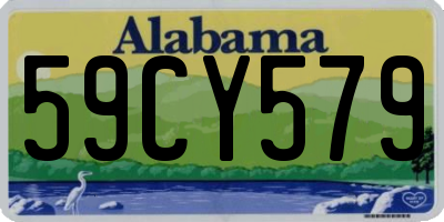 AL license plate 59CY579