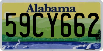 AL license plate 59CY662
