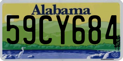 AL license plate 59CY684